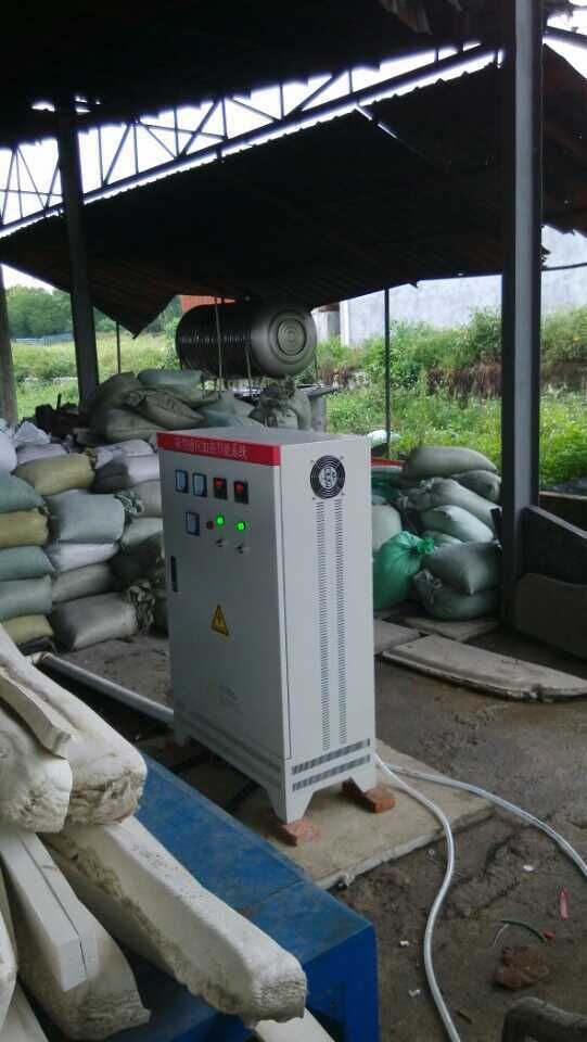 造粒機電磁加熱現(xiàn)場圖